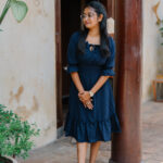 The Midnight Bloom Smocked Midi