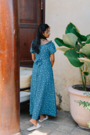 Emerald Garden Maxi Dress - Image 3