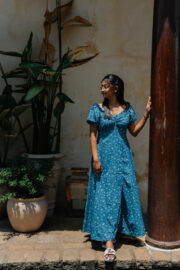 Emerald Garden Maxi Dress