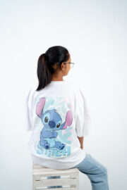 Stitch Bloom Oversized T-Shirt